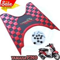 ราคา แผ่นวางเท้าฟีโน่ ยางวางเท้า FINO สีดำ ลาย Racing (รุ่นคาบู) ยางปูพื้น แผ่นวางเท้าFINO แผ่นรองพักเท้า fino ที่รองเท้ารถ (6854282802)