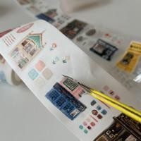 ราคา เทปวาชิตกแต่งสีบ้านสีฟ้า (42772858249)