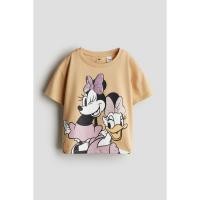 ราคา H&M(เอชแอนด์เอ็ม) เสื้อยืดลายพิมพ์ตกแต่งประดับประดา เด็กผู้หญิง 1251147_1 (27157026423)