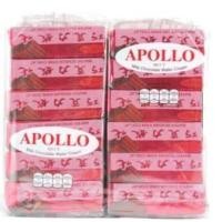 ราคา Apollo เวเฟอร์ เคลือบ ช็อกโกแลต ช็อคโกแลต แพค 12/48 ชิ้น (4041414428)