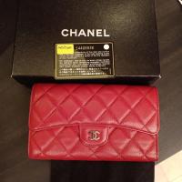 ราคา [BU211101368] Chanel / Flap Bag Caviar SHW Wallet (15225095034)