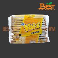 ราคา วอยซ์ แครกเกอร์สอดไส้ครีมรสนม 24กรัม. x 12 ซอง.Voiz Cracker Milk Flavour 24g. x 12packs. (41515002818)