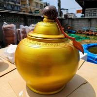 ราคา โอ่งใหญ่ 12 นิ้ว กระบวย มีฝา โอ่งน้ำดินเผา ขายโอ่ง ขายโอ่งดิน โอ่งดิน โอ่ง โอ่งน้ำ โอ่งโบราณ โอ่งเสริมฮวงจุ้ย โอ่งใบใหญ่ (25794993505)