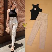 ราคา Set เสื้อแขนกุด + กางเกงขายาว งานป้าย S M L (4642459291)