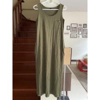 ราคา Dress Uniqlo Size S อก32-36 วงแขน7นิ้ว เอวไม่เกิน 36 สพ ไม่เกิน 40 ยาว 48 ผ้านิ่มยืด ชายแหวก 1ด้าน สีเขียวขี้ม้า ภาพ 97% (11449819294)