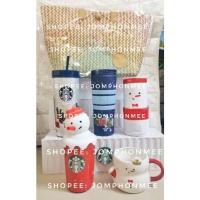 ราคา 2021​ Starbucks​ Thailand​ Cheerful Christmas​ Snowman กระเป๋ากระจูด (11074674451)