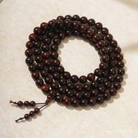 ราคา สร้อยข้อมือไม้ลูกประคำวัสดุไม้จันทร์สีแดงและไม้อินเดีย สไตล์เว่นวาน สำหรับสวมใส่และการจำหน่ายส่ง (51603378994)