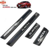 ราคา ชายันได รถยนต์ ALMERA 2020 - 2024 4ประตู 4ชิ้น แผงครอ กันรอยประตูรถ ประดัยนต์ (40175667071)