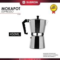 ราคา SUBRON Mokapot 9 Cup 450ML เครื่องชงกาแฟอลูมิเนียม ESPRESSO Moka pot (29458543442)