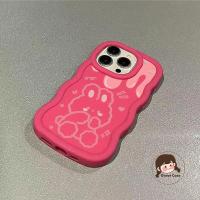 ราคา สายน่ารักกระต่าย 3D Wave เคสโทรศัพท์สําหรับ Samsung Galaxy A06 A05S A14 A13 A04S A12 M12 F12 A11 M11 A10S M01S F14 M14 F05 M05 M05 M05 5G 4Gปลอกกันกระแทกนุ่มMacaron (56252507103)