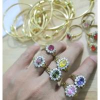 ราคา แหวนพลอยทองเหลือง แหวนประดับพลอยเสริมดวง แหวนพลอยประจำวัน (BR-17) (11193236250)