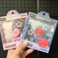 ราคา [มีโค้ดลด10-20%] พร้อมส่ง กระจก BT21 miniso บังทัน กระจกคาเรคเตอร์จาก BTS กระจกพกพา (41452902793)