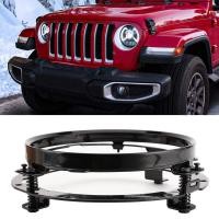 ราคา Ddhihi ไฟหน้า Mount แผงวงเล็บ 7in รอบแหวนติดตั้ง Retainer แหวนเปลี่ยนไฟหน้า Bezel ด้านหน้า (48800825224)