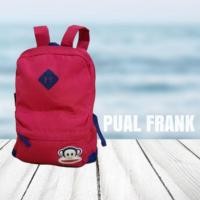 ราคา กระเป๋าเป้มือสองแบรนด์เนมแท้ MINI PAUL FRANK สีแดงสภาพดี (7108772549)