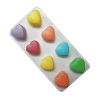 ราคา แม่พิมพ์ขนม แม่พิมพ์วุ้น แม่พิมพ์พลาสติกขุ่น รูปหัวใจ 8 ช่อง (3076862285)