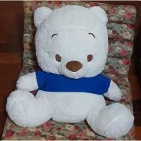 ราคา หมีพูห์ตัวขาวโอโม่เลยค่ะ ใส่เสื้อสีน้ำเงิน ตาปัก ป้ายห้อยของ Disney (8545899167)