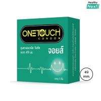 ราคา Onetouch Joys วันทัช จอยส์ ถุงยาง ผิวเรียบ ถุงยางอนามัย ขนาด 49 มม. 1 กล่อง มี 3 ชิ้น (26360831387)