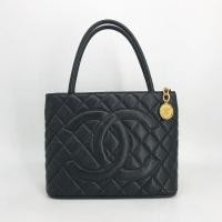 ราคา (Good Con) Chanel Medallion Caviar Tote Holo7 (22823727846)