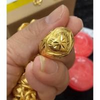 ราคา แหวนทองแฟชั่น เนื้อนอกทองแฟชั่น เนื้อในทองงานคัดเกรดเลเซอรทองแท้ ฟรีตลับ (44459459462)