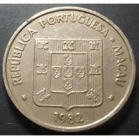 ราคา มาเก๊า (Macau), ปี 1982, เหรียญ 1 Pataca (6488735660)