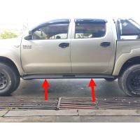 ราคา บันไดข้างออฟโรดวีโก้ ทุกรุ่น 2004-2014 v2 ยาว 210cm กว้างพิเศษขนาด 7 นิ้วบันไดข้างตะแกรงเหล็ก Vigo off road side step (21409188196)