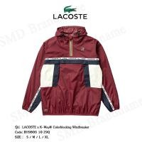 ราคา Lacoste เสื้อแจ็คเก็ต รุ่น LACOSTE x K-Way® Colorblocking Windbreaker Code: BH9805 10 Z9Q (10687147791)