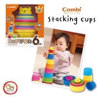 ราคา สินค้าใหม่ พร้อมส่ง Combi ของเล่นต่อ Stack Cups ของเล่นเสริมพัฒนาการ เรียนรู้ทั้งเรื่องขนาดใหญ่เล็ก ลำดับ สี (25735119402)