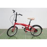 ราคา จักรยานพับได้ญี่ปุ่น - ล้อ 20 นิ้ว - มีเกียร์ - อลูมิเนียม - Ferrari - สีแดง [จักรยานมือสอง] (18363396574)