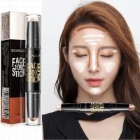 ราคา คอนทัวร์หน้า contour Li Jiaqi Double-Headed Highlighting Contouring Stick All-in-One Disc Dual-Use Pen Shadow Nose Shadow Brightening Three @ (50253817543)