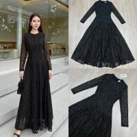 ราคา เดรสลูกไม้แขนยาวสีดำ เดรสสีดำ ลูกไม้ยาวสีดำ Abigail (47500154407)