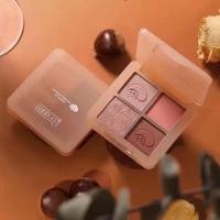ราคา อายแชโดว์ 4สี WODWOD-w808 แพคเกจน่ารัก สะดวกพกพา เกลี่ยเบลนด์ง่ายเนียนละเอียด ทาตาเนื้อเนียนละเอียด มีให้เลือกถึง4เบอร์ (9391310966)