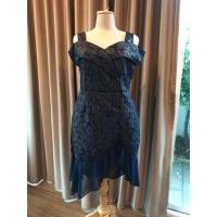 ราคา เดรสสาวอวบอ้วน เสื้อผ้าไซส์ใหญ่ (เดรสลูกไม้ อก 40-48) สีดำ (5832622851)