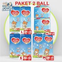 ราคา [2 Ball] MAMIMA Premium กางเกงผ้าอ้อมเด็ก S34 M30 L26 XL22 - กางเกงแห้งนุ่มนุ่มพิเศษ (42824246409)