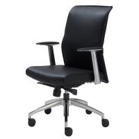 ราคา Modernform เก้าอี้ผู้บริหารพนักพิงกลาง รุ่น Ivention โครงเหล็กชุบโครเมียม หุ้มหนังเเท้สุดหรู ระบบโยกเอนแบบซิงโครไนซ์ (4937169961)