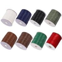 ราคา [ราคาต่ํา]จี้สร้อยข้อมือสร้อยคอสายหนัง PU หลากสีสําหรับเชือกถัก 0.8/1.0/1.2 มม. (52451226726)