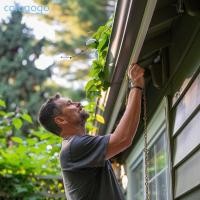 ราคา โคโล โลหะรางน้ําตะขอฝนโซ่แขวนเชื่อมต่อคลิปสําหรับระบบระบายน้ํากลางแจ้ง (54452505410)