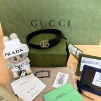 ราคา New เข็มขัด Gucci GG Belt มือ1 Gucci GG Belt 2Cm Size80 เอว 27-32 ปี2023 เดือน12 ปั้มแนวนอน (22054242001)
