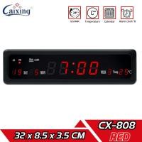 ราคา CX-808 นาฬิกาดิจิตอล หน้าจอ LED นาฬิกาติดผนัง นาฬิกาแขวนผนัง สีแดงนาฬิกาLED ปลุกได้8ครั้ง/วัน พร้อมส่ง (10804600117)