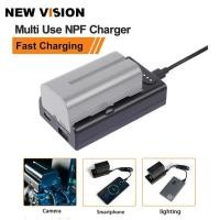 ราคา ZCGINE NP-F Series เครื่องชาร์จแบตเตอรี่อะแดปเตอร์แผ่น DC12V DC8.4V DC เอาต์พุต 1/4 นิ้วสําหรับ NP-F970/ NP-F750/ NP-F550 แบตเตอรี่ (41450166061)