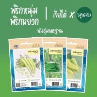 ราคา เมล็ดผัก เมล็ดพริก พริกหนุ่ม พริกหยวก พริกหนุ่มขาว พริกหนุ่มเขียว พริกหยวก l เจียไต๋ เมล็ดพันธุ์ผัก ปลูกผัก (6335840787)