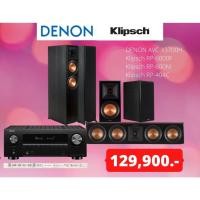 ราคา DENON AVC-X3700H+Klipsch RP-6000F+Klipsch RP-600M+Klipsch RP-404C (13774737556)
