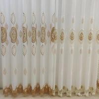 ราคา ผ้าม่านปักดอกไม้ ผ้าม่านผ้าโปร่งบรรยากาศสไตล์ยุโรป ห้องนั่งเล่น ม่านผ้าโปร่งระเบียง ห้องนอน ม่านผ้ากอซที่ละลายน้ําได้ จ (41926912757)