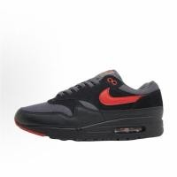ราคา ♞,♘,♙Nike Air Max 1รองเท้ากีฬาสีแดงดำมหาวิทยาลัย ทนต่อการขูดขีดทนทาน TRD (42953937173)