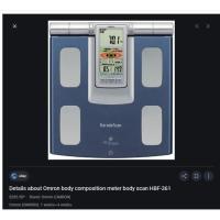 ราคา เครื่องชั่งน้ำหนักวัดไขมันดิจิตอล omron HBF-361 สภาพดี (9133719640)