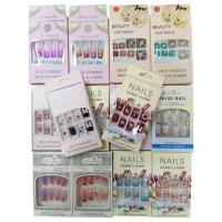 ราคา (ยกแพ็ค 12 ชุด) เล็บปลอมแฟชั่น สั้น กลาง ยาว คละลาย คละกล่อง (41919177330)