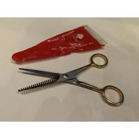 ราคา กรรไกรตัดผม กรรไกรซอยผม ขาชุบทอง 5นิ้ว วัสดุดี คม ตัดง่าย ยี่ห้อดอกจิก (3729568737)