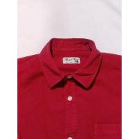 ราคา Global work เสื้อเชิ้ตสีแดง ผ้าคอตตอน (29223918056)