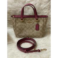 ราคา COACH ALICE SATCHEL(COACH CA224)ขอบชมพู (23343922945)