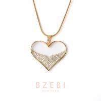 ราคา Bzebi สร้อยคอโชคเกอร์ จี้รูปหัวใจ 18k ทองคำแท้ อิตาลี่แท้ ผู้หญิง ทอง สําหรับผู้หญิง เครื่องประดับ 346n (18908041280)