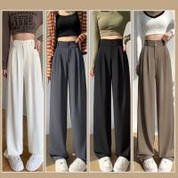 ราคา กางเกง 1-ก้นเอวสูงขาตรงของผู้หญิง Embellish Cool Snow and Rain STY ยี่ห้อ, กางเกงขากว้างเอวสูงเทรนด์สุดฮอต 2024 (43424467119)